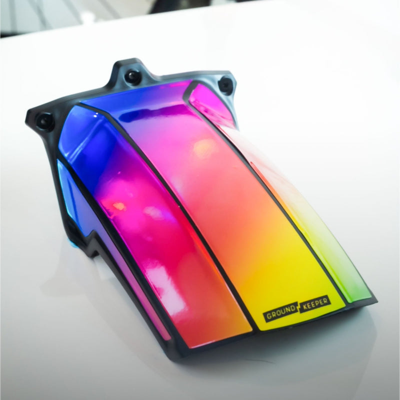 Load image into Gallery viewer, Metallic RockShox Bolt-On ZEB/Domain Fender Decal Kit
