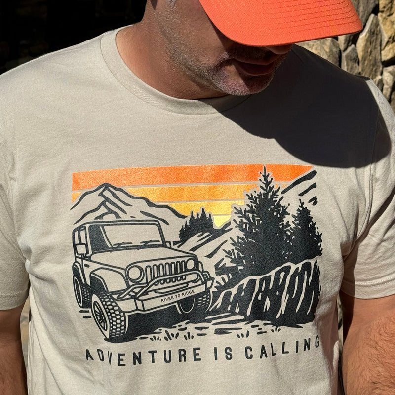 Load image into Gallery viewer, Adventure is Calling, Men's Offroading T
