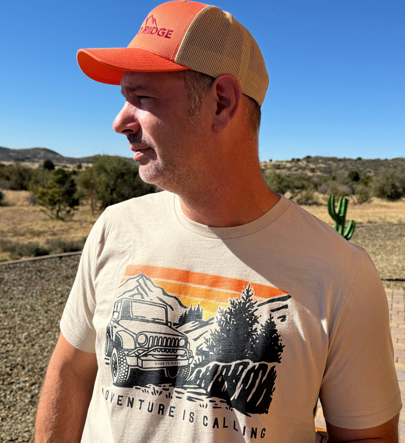 Load image into Gallery viewer, Adventure is Calling, Men's Offroading T
