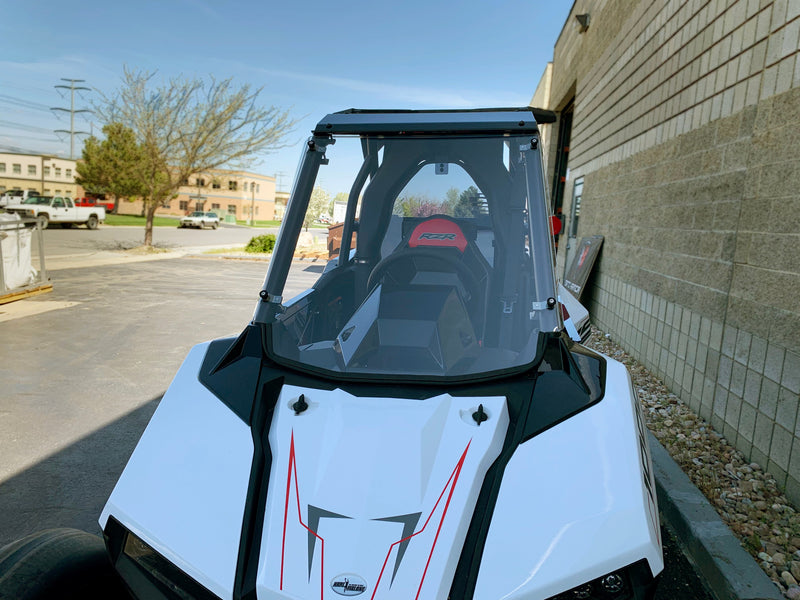 Load image into Gallery viewer, Polaris RS1 Hard Coated Full Windshield, Billet Clamps, Polycarbonate
