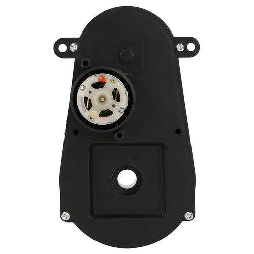 6V RS380 Electric Motor Gearbox with Steering Gear for Kids' Toy Cars