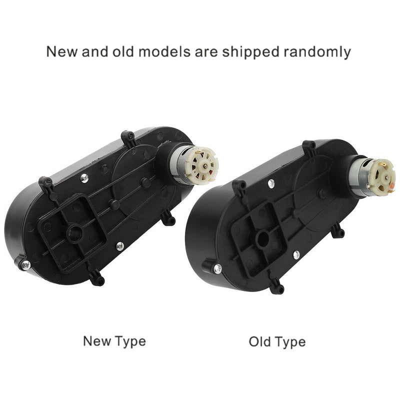 Load image into Gallery viewer, 12V 5600RPM RS380 Electric Motor Gearbox with Steering Gear for Children&#39;s Toy Car
