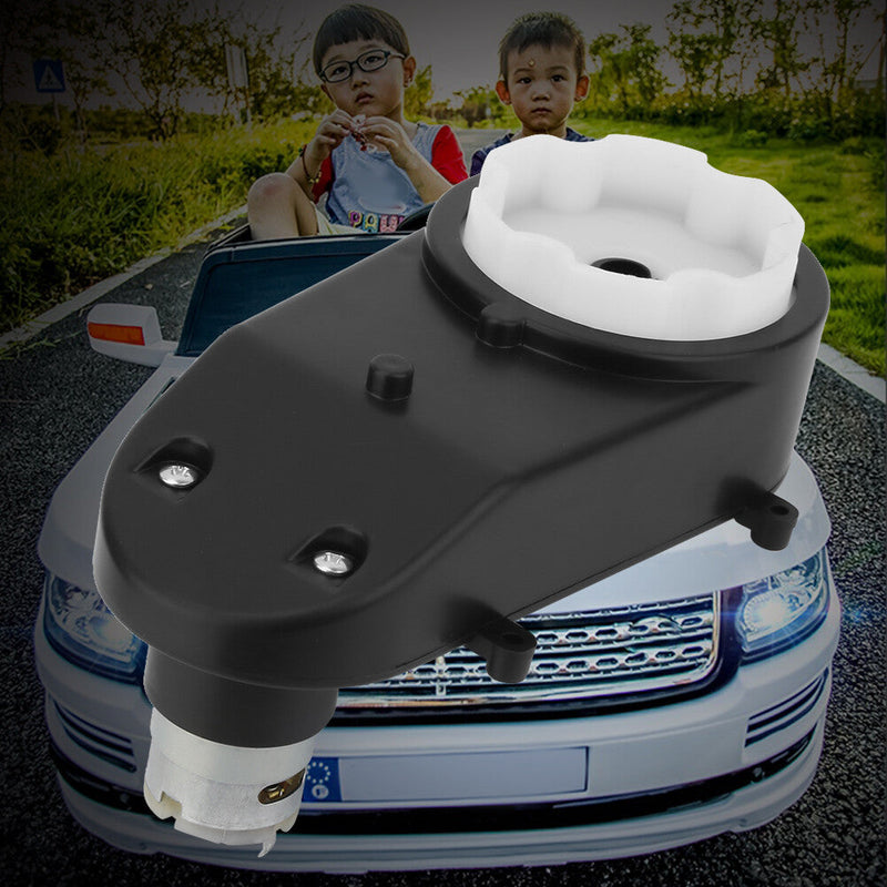 Load image into Gallery viewer, 12V 5600RPM RS380 Electric Motor Gearbox with Steering Gear for Children&#39;s Toy Car
