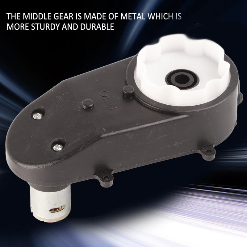 Load image into Gallery viewer, 12V RS390 Electric Motor with Gearbox 16000RPM for Kids Toy Cars
