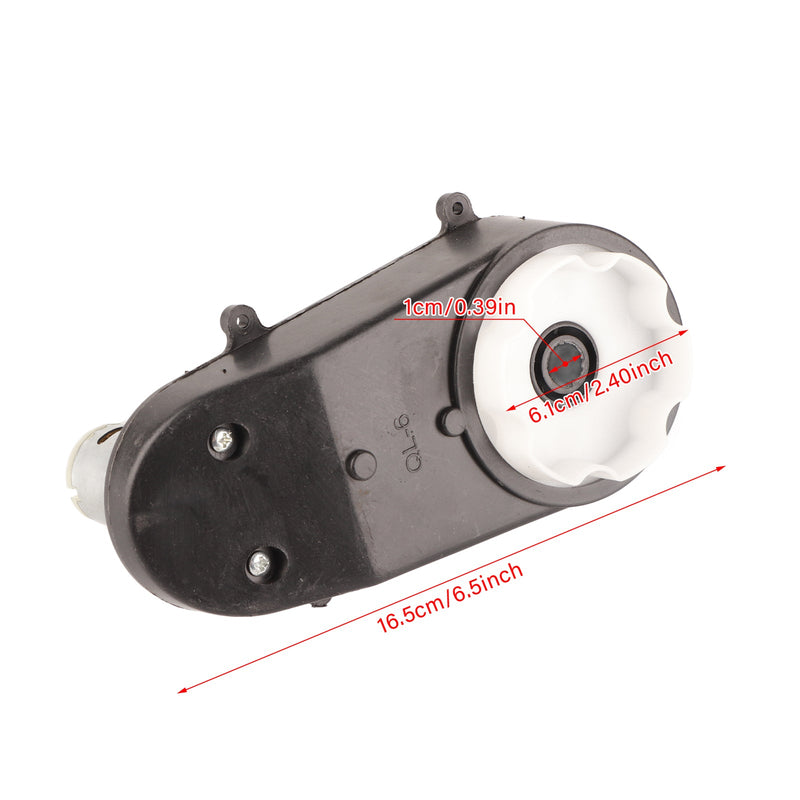 Load image into Gallery viewer, 12V 20000RPM RS390 Electric Gearbox Motor for Kids Toy Cars
