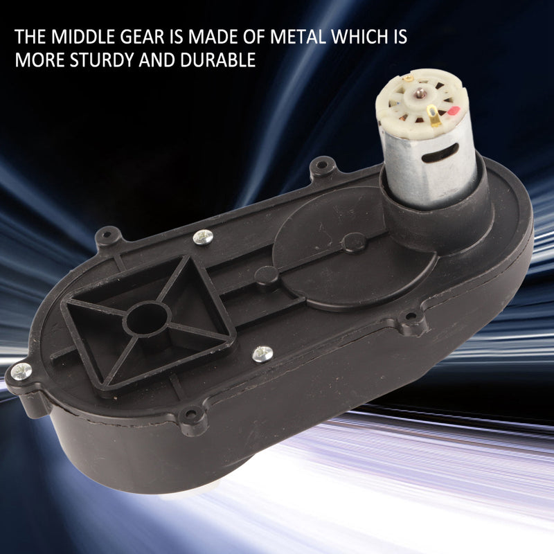 Load image into Gallery viewer, 12V 20000RPM RS390 Electric Gearbox Motor for Kids Toy Cars
