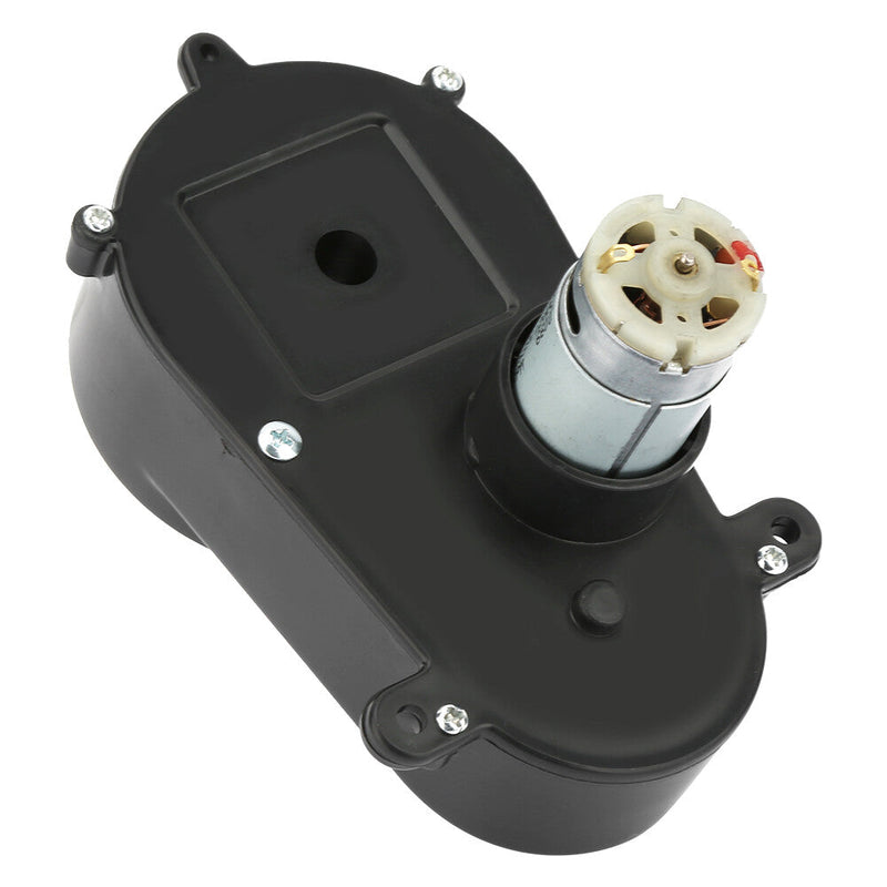 Load image into Gallery viewer, 12V RS390 Electric Motor Gearbox with Steering Gear 5600RPM for Children&#39;s Toy Cars
