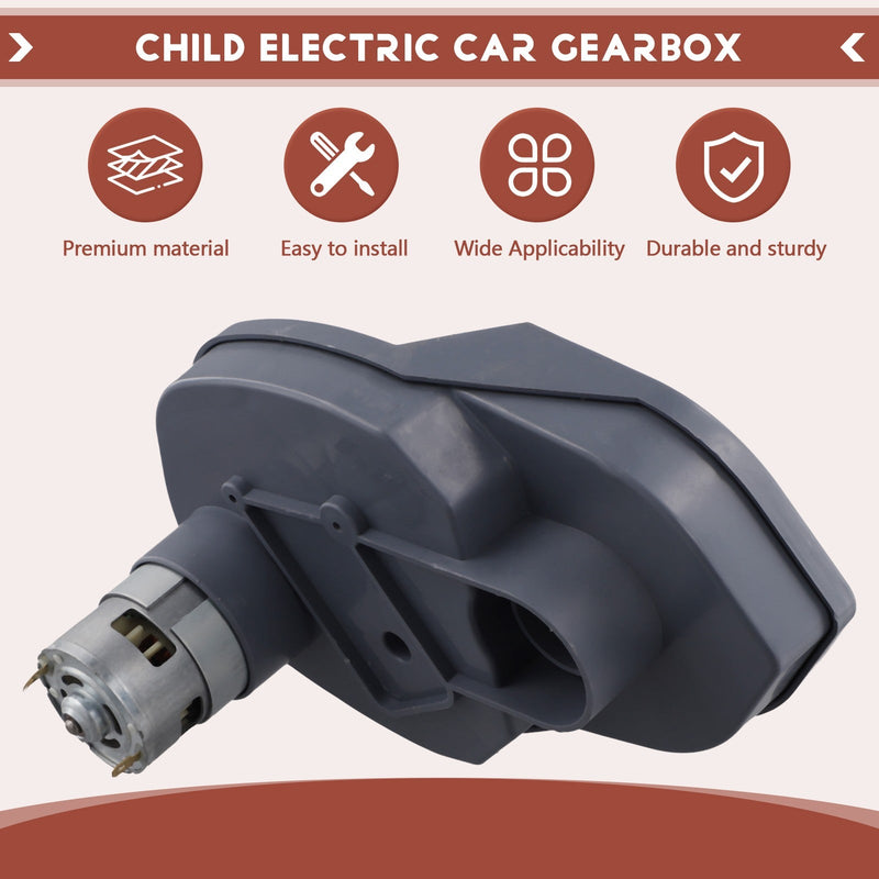 Load image into Gallery viewer, 24V 16000RPM RS755 Electric Motor for Children&#39;s Electric Cars with Gear Case
