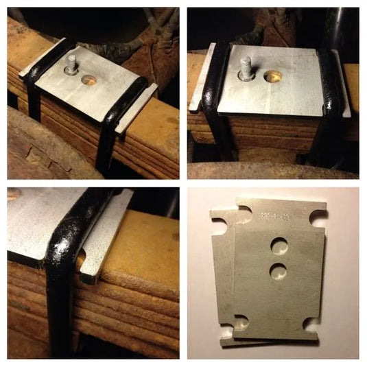 304 Stainless U-bolt Saddle plates for Dana 70 w/ 2.5