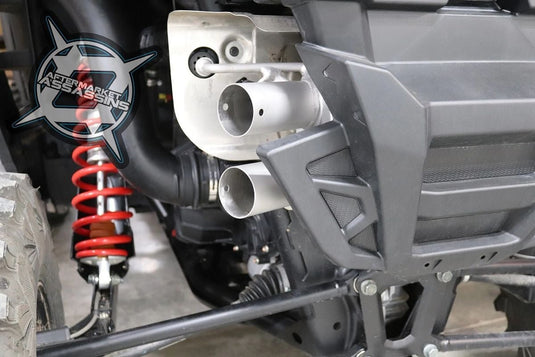 AA Stainless Slip-On Exhaust for 2024+ RZR XP 1000