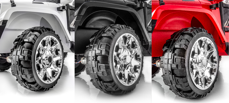 Load image into Gallery viewer, Cars For Kids Jeep Style 4x4 Monster Truck W/Rubber Tires 24 Volt
