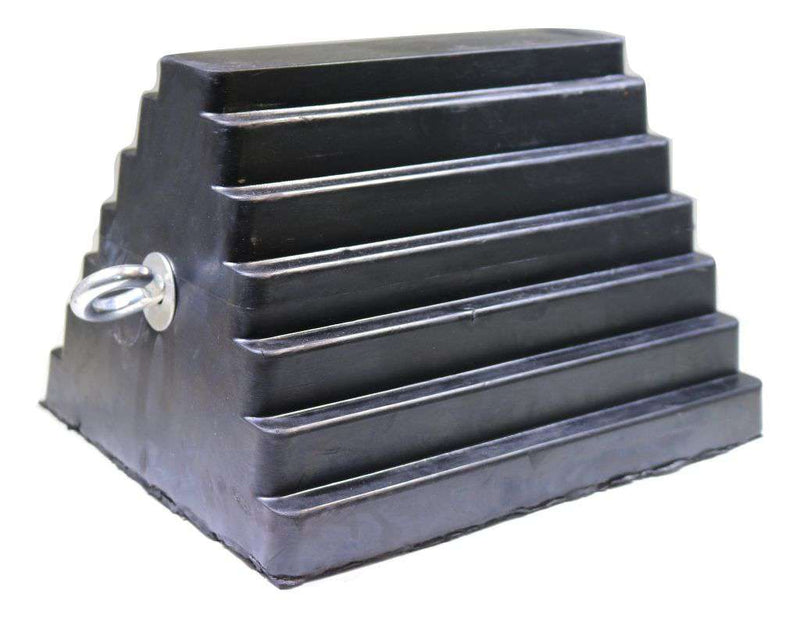 Load image into Gallery viewer, 9 Pound Rubber Wheel Chock  | WC

