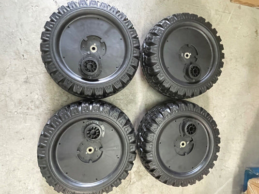4 Rubber Tires All Weather Replacements For Ride On Car Toys On Sale Today