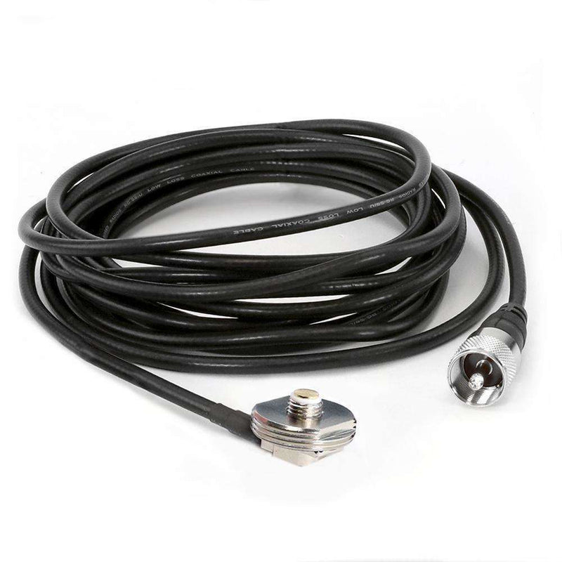 Load image into Gallery viewer, Rugged Radios 15 Ft Antenna Coax Cable with 3/8 NMO Mount

