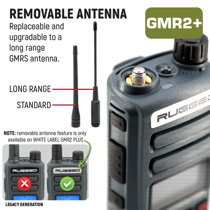 Load image into Gallery viewer, Rugged Radios 2 PACK - Rugged GMR2 PLUS GMRS and FRS Two Way Handheld Radios
