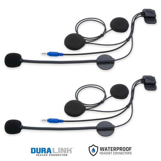 Rugged Radios 2 Person - RRP696 Gen1 Bluetooth Intercom with Super Sport Cables and Helmet Kits