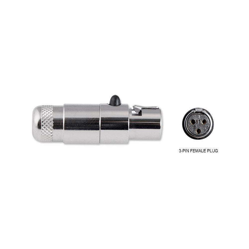 Load image into Gallery viewer, Rugged Radios 3-Pin Female Mini XLR Connector TA3FL

