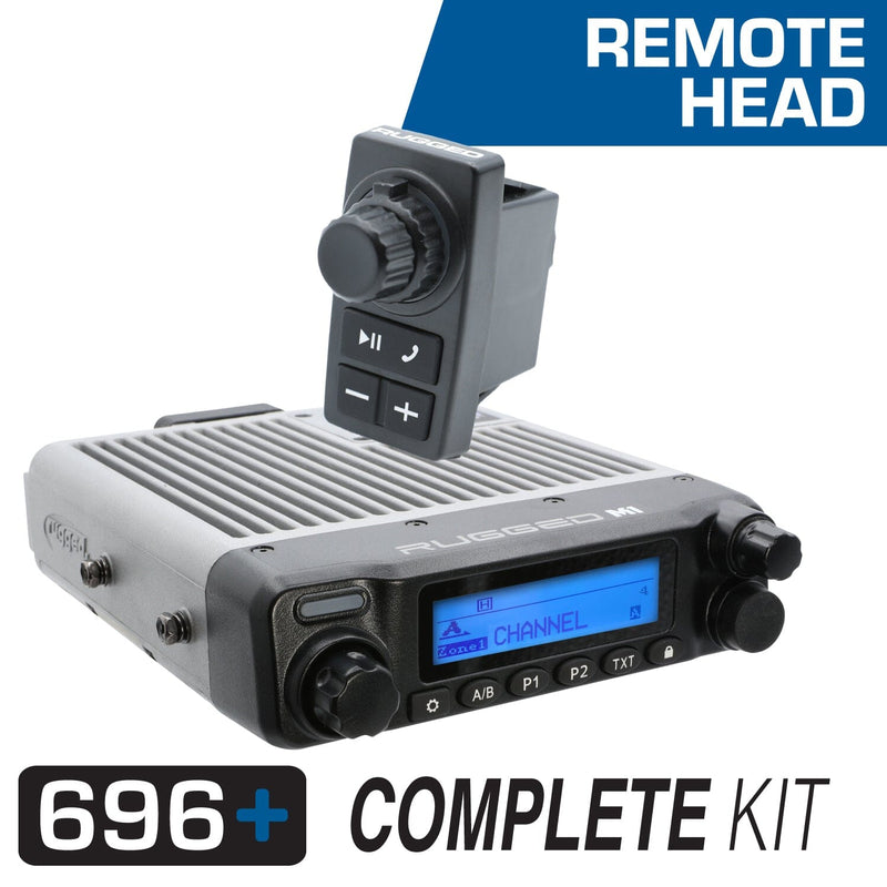 Load image into Gallery viewer, Rugged Radios 696 PLUS Remote Head Complete Master Communication Kit with Intercom and 2-Way Radio
