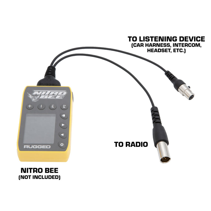 Load image into Gallery viewer, Rugged Radios Nitro Bee Xtreme to 5-pin Car Harness or Headset - Adapter
