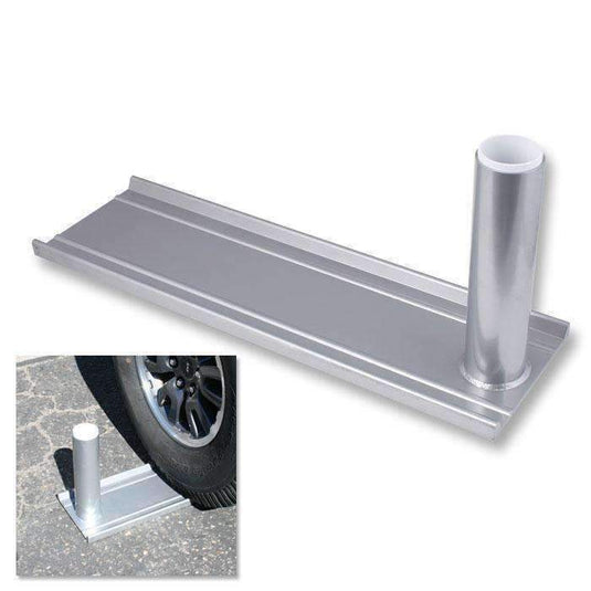 Rugged Radios Aluminum Wheel Stand for Base Camp Telescoping Flag Poles