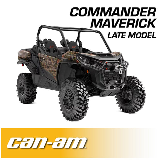 Rugged Radios Can-Am Commander and Maverick Complete Communication Kit with Bluetooth Intercom and 2-Way Radio - Glove Box Mount