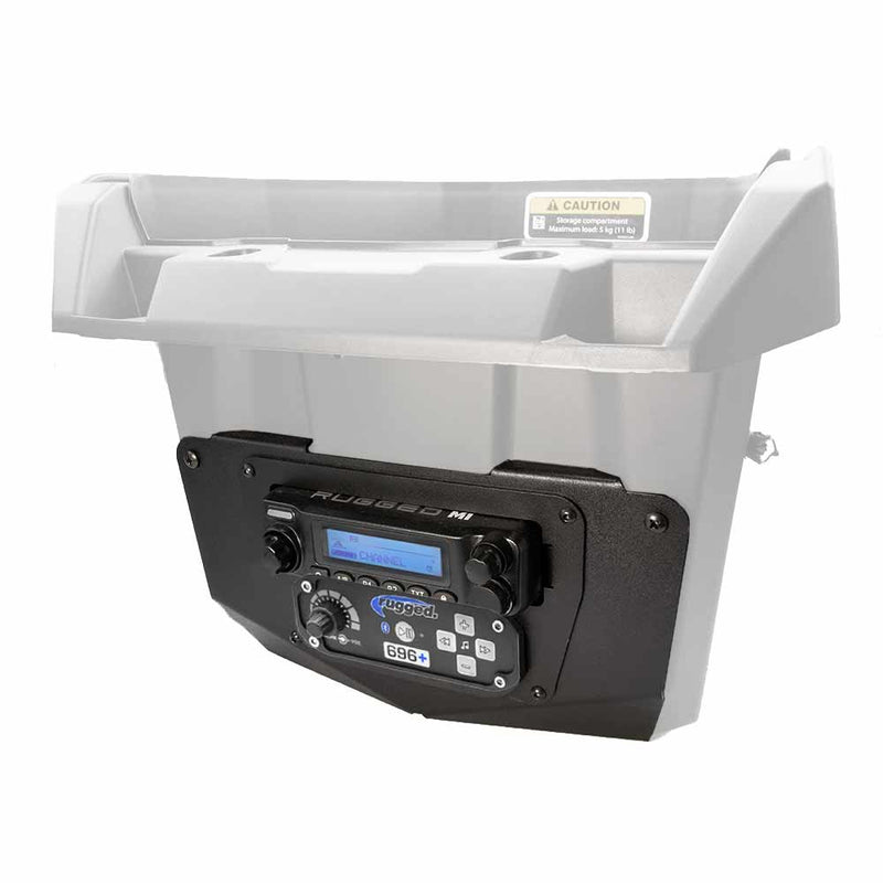 Load image into Gallery viewer, Rugged Radios Can-Am Commander and Maverick Complete Communication Kit with Bluetooth Intercom and 2-Way Radio - Glove Box Mount
