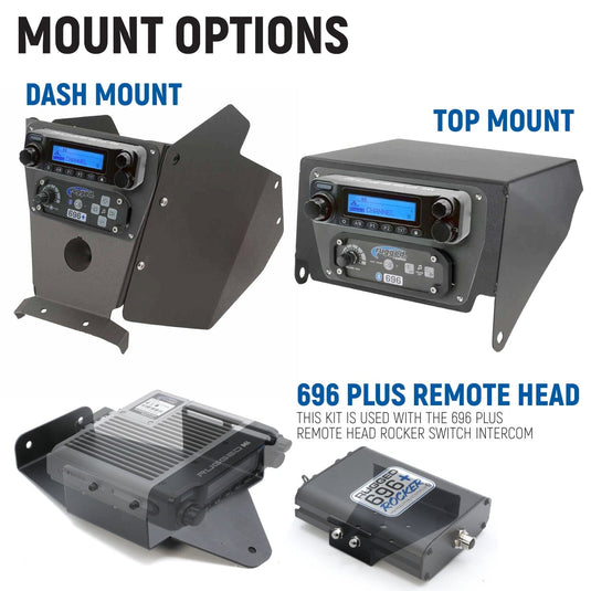 Rugged Radios Can-Am Maverick X3 Complete Communication Kit with Bluetooth Intercom and 2-Way Radio