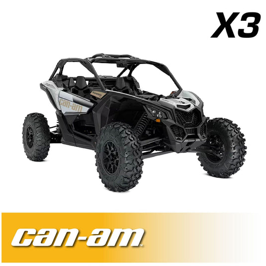 Rugged Radios Can-Am Maverick X3 Complete Communication Kit with Bluetooth Intercom and 2-Way Radio