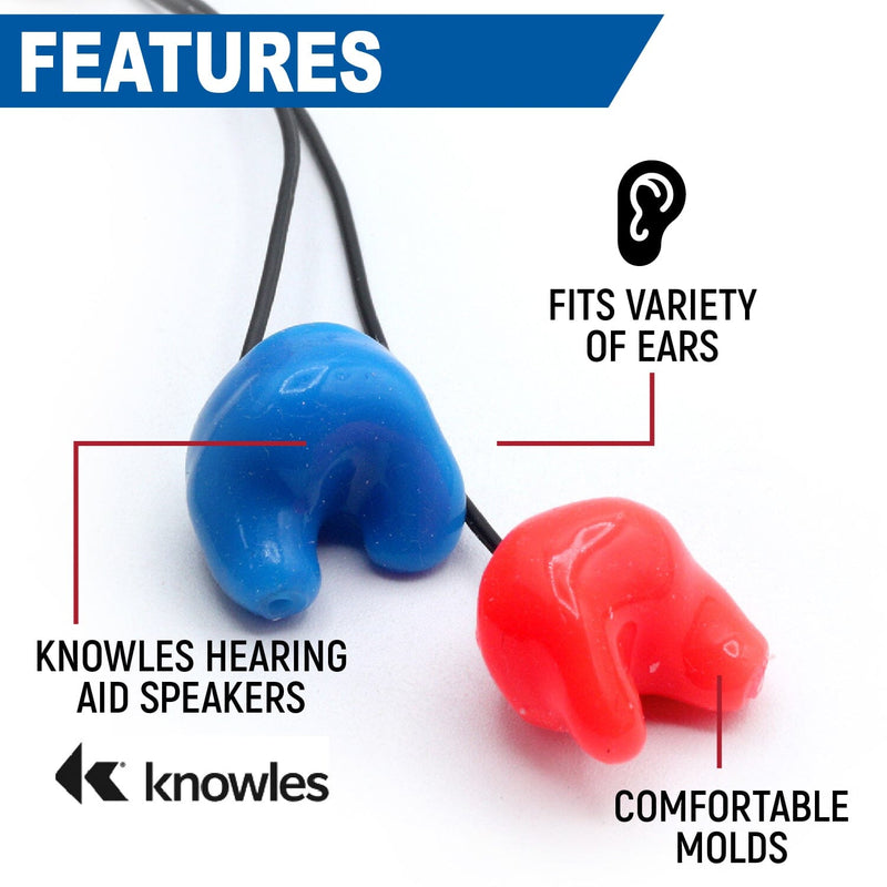 Load image into Gallery viewer, Rugged Radios Challenger Semi-Custom Molded Ear Bud Speakers with 1/8" Plug
