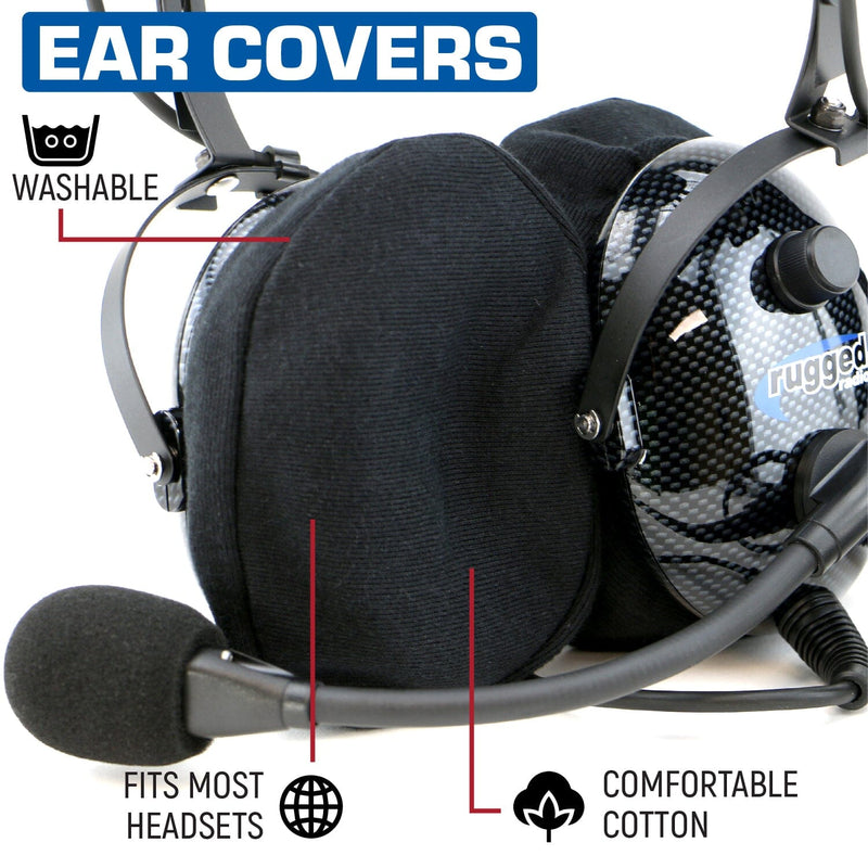 Load image into Gallery viewer, Rugged Radios Cloth Ear Covers for Headsets
