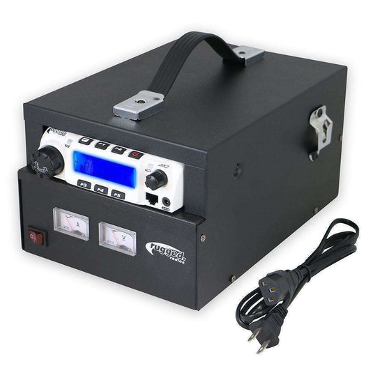 Rugged Radios Desktop Power Supply and Cabinet for M1, RM45, & RM60 Mobile Radios