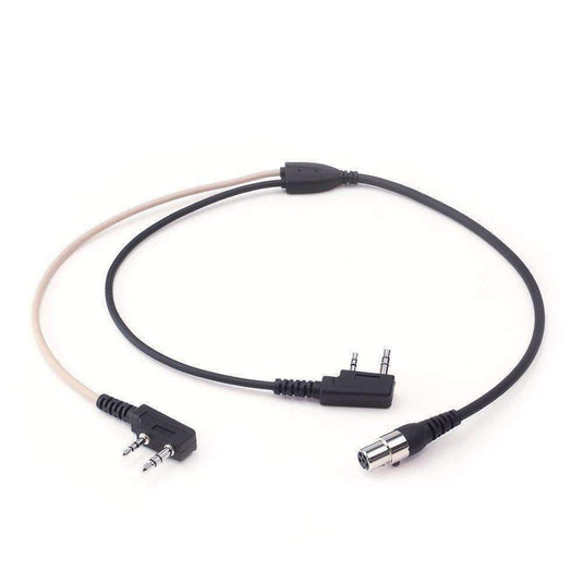 Rugged Radios DUAL RADIO Splitter  - Connect  2 Radios with  1 Listen Only and 1 Transmit and Receive