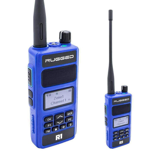 Rugged Radios Bundle - DUAL RADIO Spotter Headset Kit with H42 Headset and Rugged R1 Handheld Radios