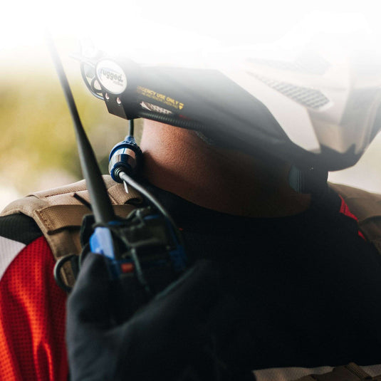 Rugged Radios ENDURO Moto Kit -  Includes Helmet Kit and Compact Harness Cable