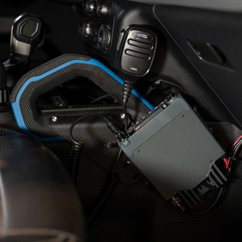 Load image into Gallery viewer, Rugged Radios Ford Bronco Mobile Radio Mount for Center Console Passenger Grab Handle
