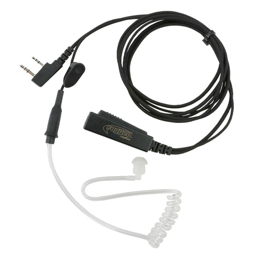 Rugged Radios GREAT OUTDOORS PACK - GMR2 PLUS GMRS and FRS Two Way Handheld Radios with Lapel Mics and XL Batteries