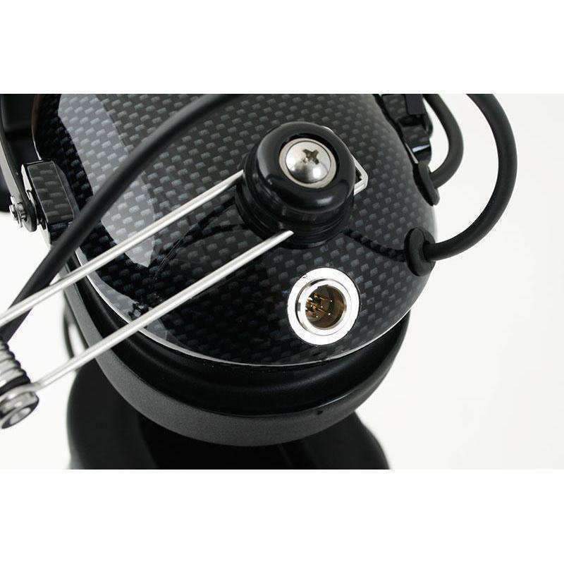 Load image into Gallery viewer, Rugged Radios H22 Over the Head (OTH) Headset for 2-Way Radios - Black Carbon Fiber
