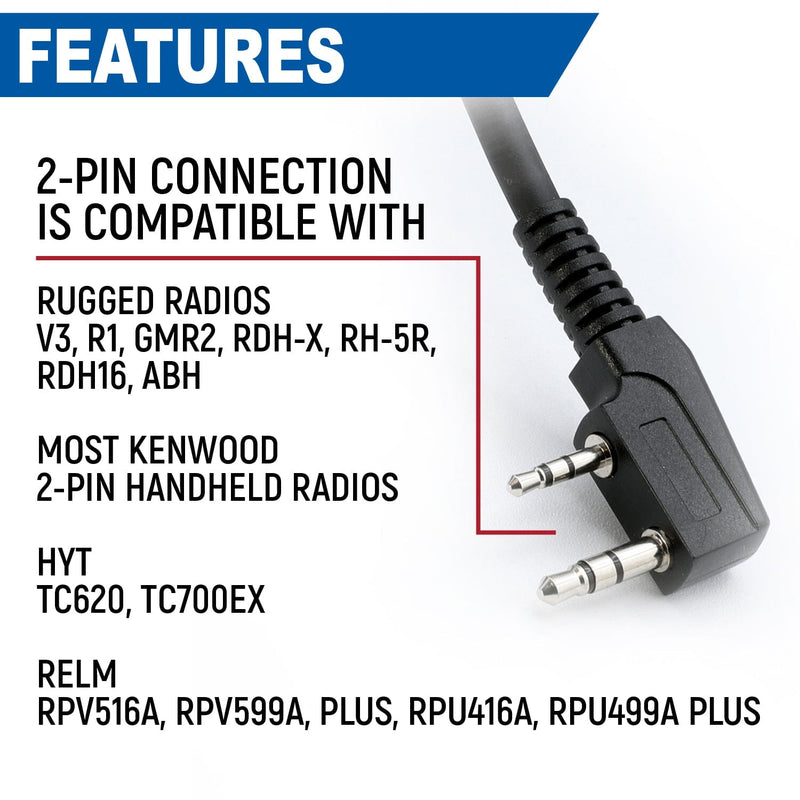 Load image into Gallery viewer, Rugged Radios Hand Speaker Mic Waterproof for Handheld Radios
