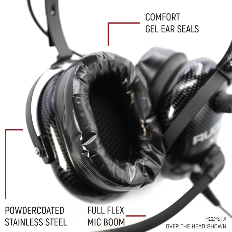 Load image into Gallery viewer, Rugged Radios ULTIMATE HEADSET for STEREO and OFFROAD Intercoms - Over The Head or Behind The Head
