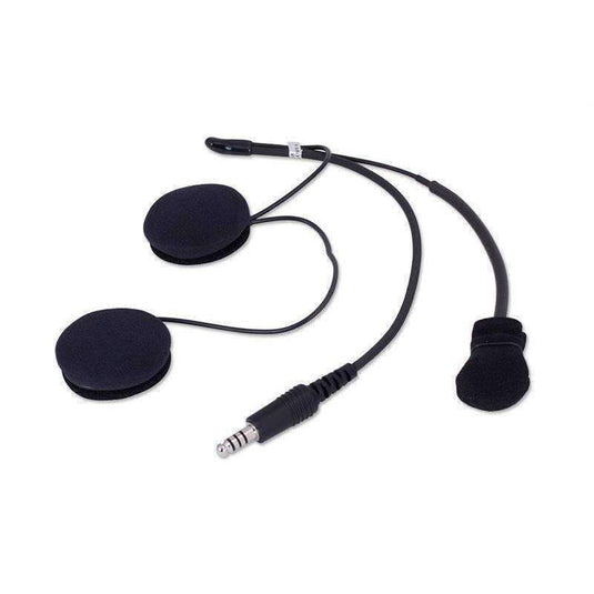 Rugged Radios IMSA 4C Wired Open Face Helmet Kit with Speakers & M102 Military Mic