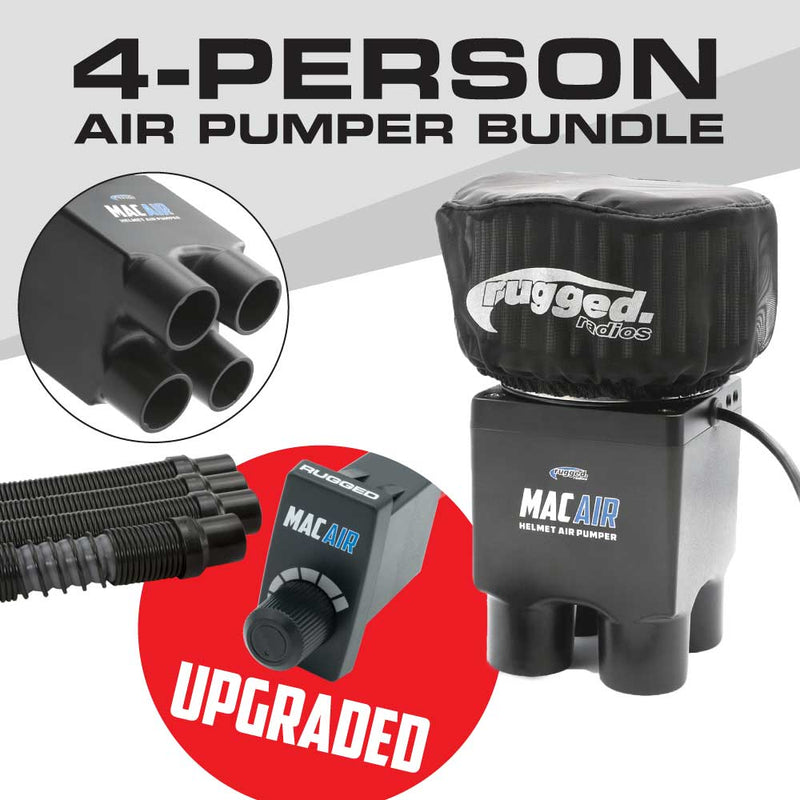 Load image into Gallery viewer, Rugged Radios MAC Air 4-Person Helmet Air Pumper (Bundle)
