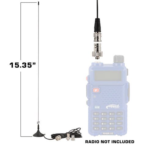 Load image into Gallery viewer, Rugged Radios Magnetic Mount Dual Band Antenna for Rugged Handheld Radios R1, RDH-X, V3, RDH-16, RH-5R
