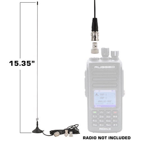 Load image into Gallery viewer, Rugged Radios Magnetic Mount Dual Band Antenna for Rugged Handheld Radios R1, RDH-X, V3, RDH-16, RH-5R
