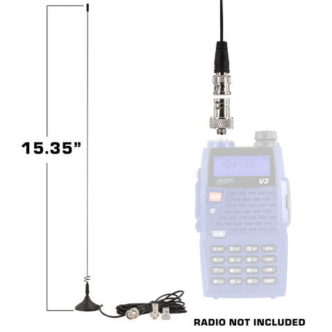 Rugged Radios Magnetic Mount Dual Band Antenna for Rugged Handheld Radios R1, RDH-X, V3, RDH-16, RH-5R