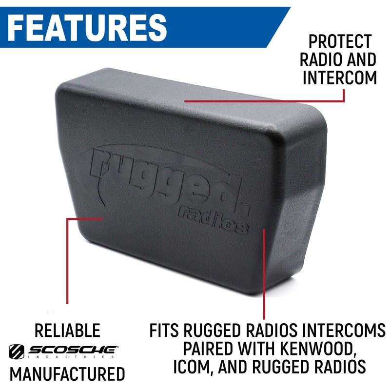 Load image into Gallery viewer, Rugged Radios Magnetic Radio &amp; Intercom Cover for Rugged Radios Multi Mount Insert
