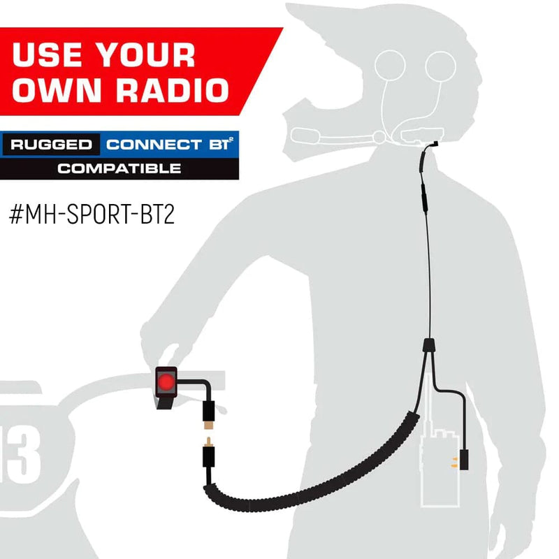 Load image into Gallery viewer, Rugged Radios CONNECT BT2 Bluetooth Moto Kit with GMRS Radio
