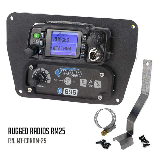 Rugged Radios Can-Am Commander Intercom and Radio Mount
