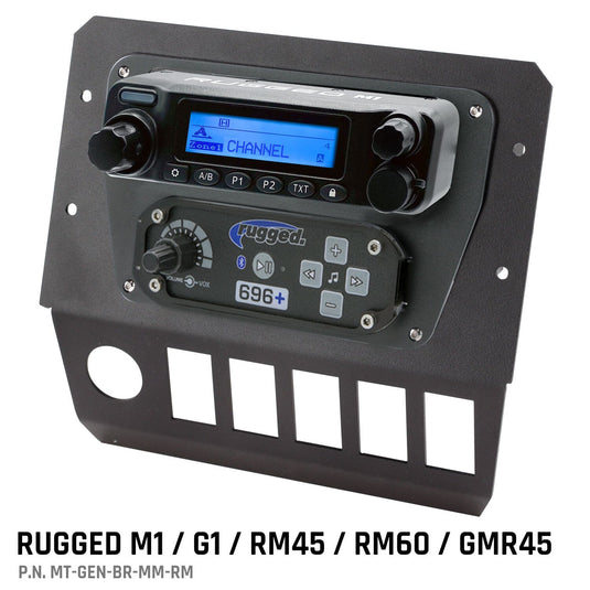 Rugged Radios Polaris General Multi Mount Kit for Radio and Intercom