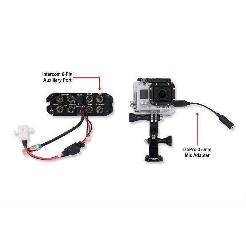 Load image into Gallery viewer, Rugged Radios Music Input and Audio Record Connect Cable for Intercom AUX Port
