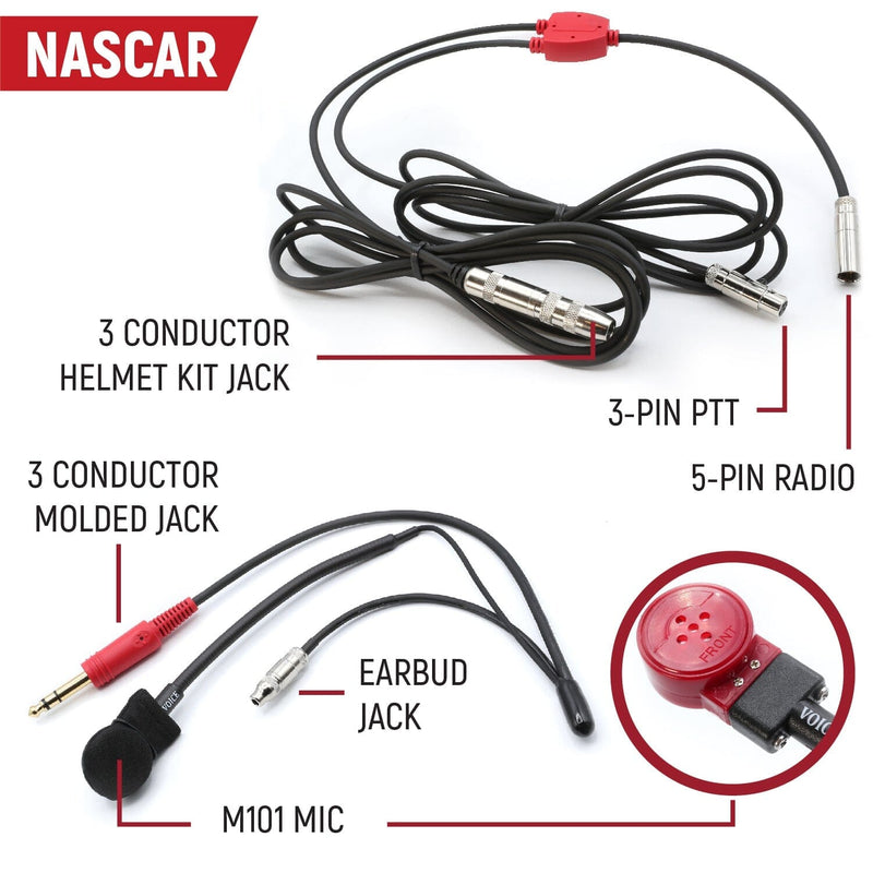 Load image into Gallery viewer, Rugged Radios NASCAR and IMSA Racing Communication System for Driver Only
